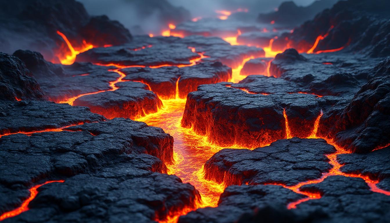 découvrez les premières images en haute résolution du dernier stade de la circulation magmatique, révélant des détails inédits sur les processus volcaniques.