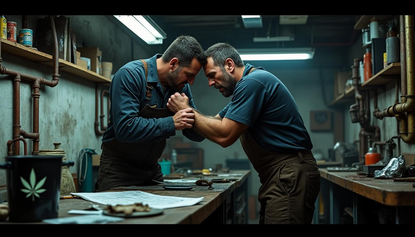 découvrez les détails d'un incident grave survenu dans une entreprise de plomberie à alès, où un conflit lié à un soupçon de consommation de cannabis a escaladé en violence et séquestration.