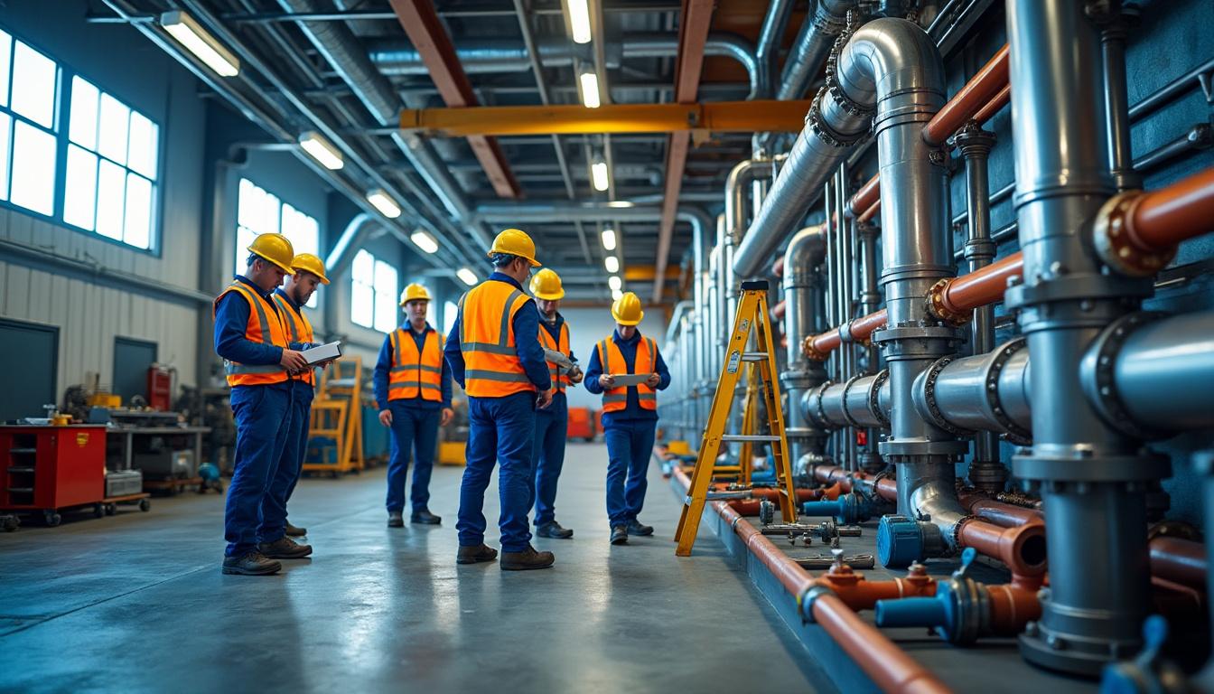 Accompagnez les équipes dans leurs projets de plomberie industrielle