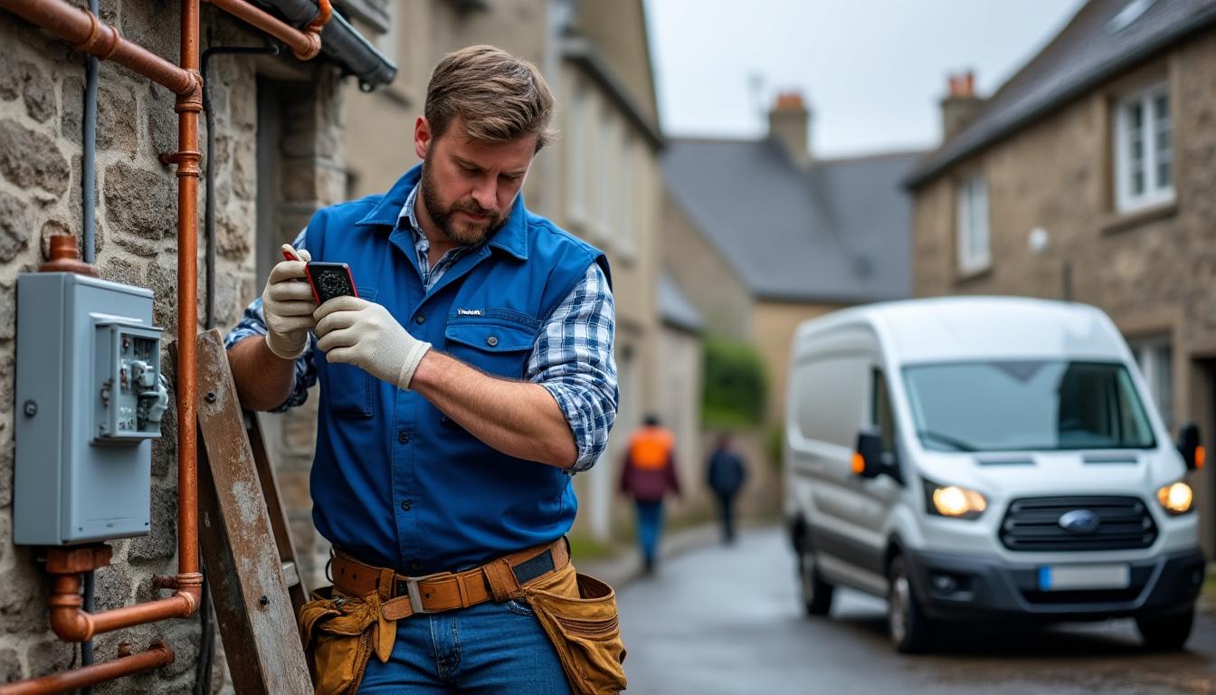 cyril hamonic démarre son activité d'électricité et plomberie près de la chapelle-neuve, offrant des services professionnels et fiables pour tous vos besoins domestiques et industriels.