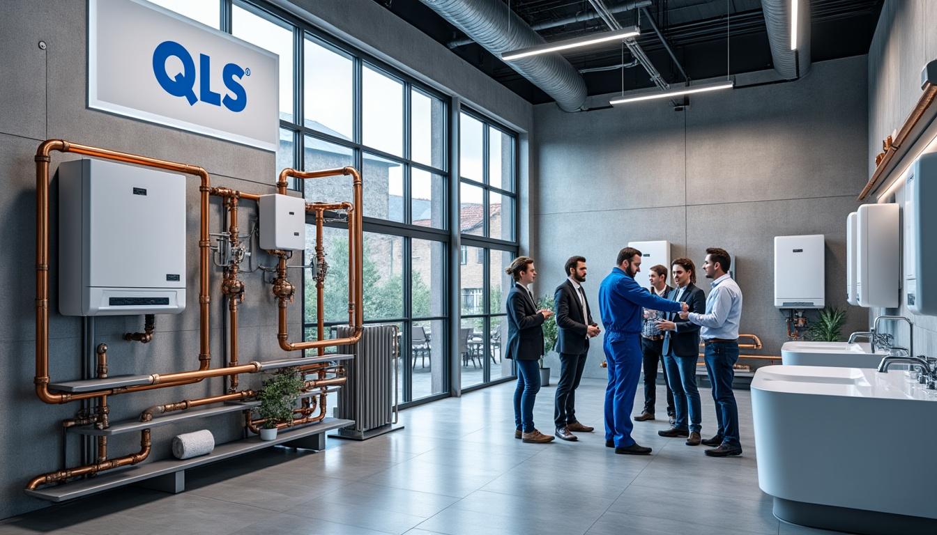 qls s'installe à falaise, zone expansia, expert en chauffage, plomberie et aménagement de salles de bains pour des solutions fiables et personnalisées.