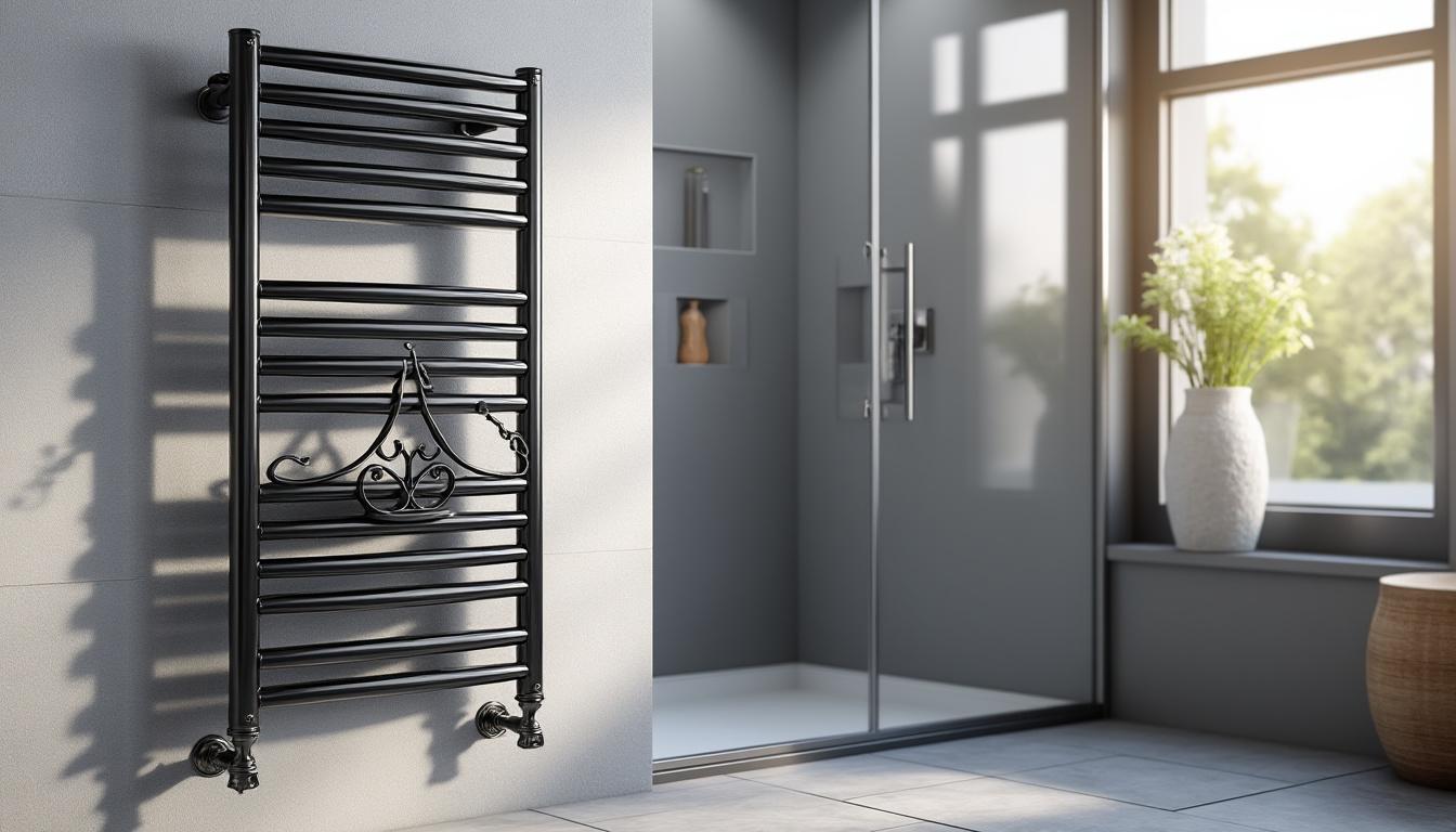 découvrez le radiateur sèche-serviettes design victorian arezzo 1380 x 600 mm en anthracite, disponible en vente d'usine exclusive chez victoria plumbing. alliez style et efficacité pour votre salle de bain.