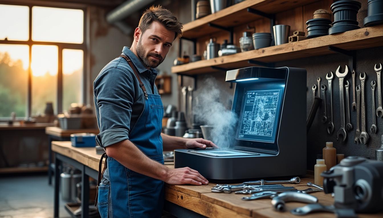 De la clé à molette à l’ère numérique : un passionné se réinvente et lance son commerce d’impression 3D à Flers