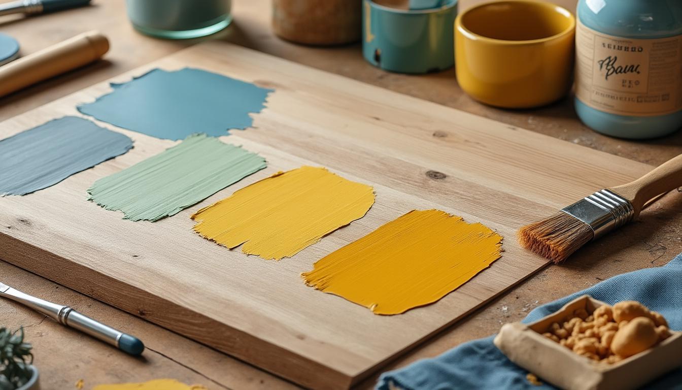 Idée de couleur pour repeindre un meuble en bois : palettes tendance et préparation des surfaces