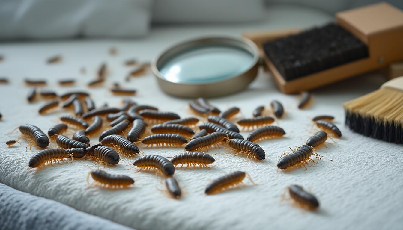 Larve d’anthrène matelas : diagnostic, traitement et prévention de l’infestation