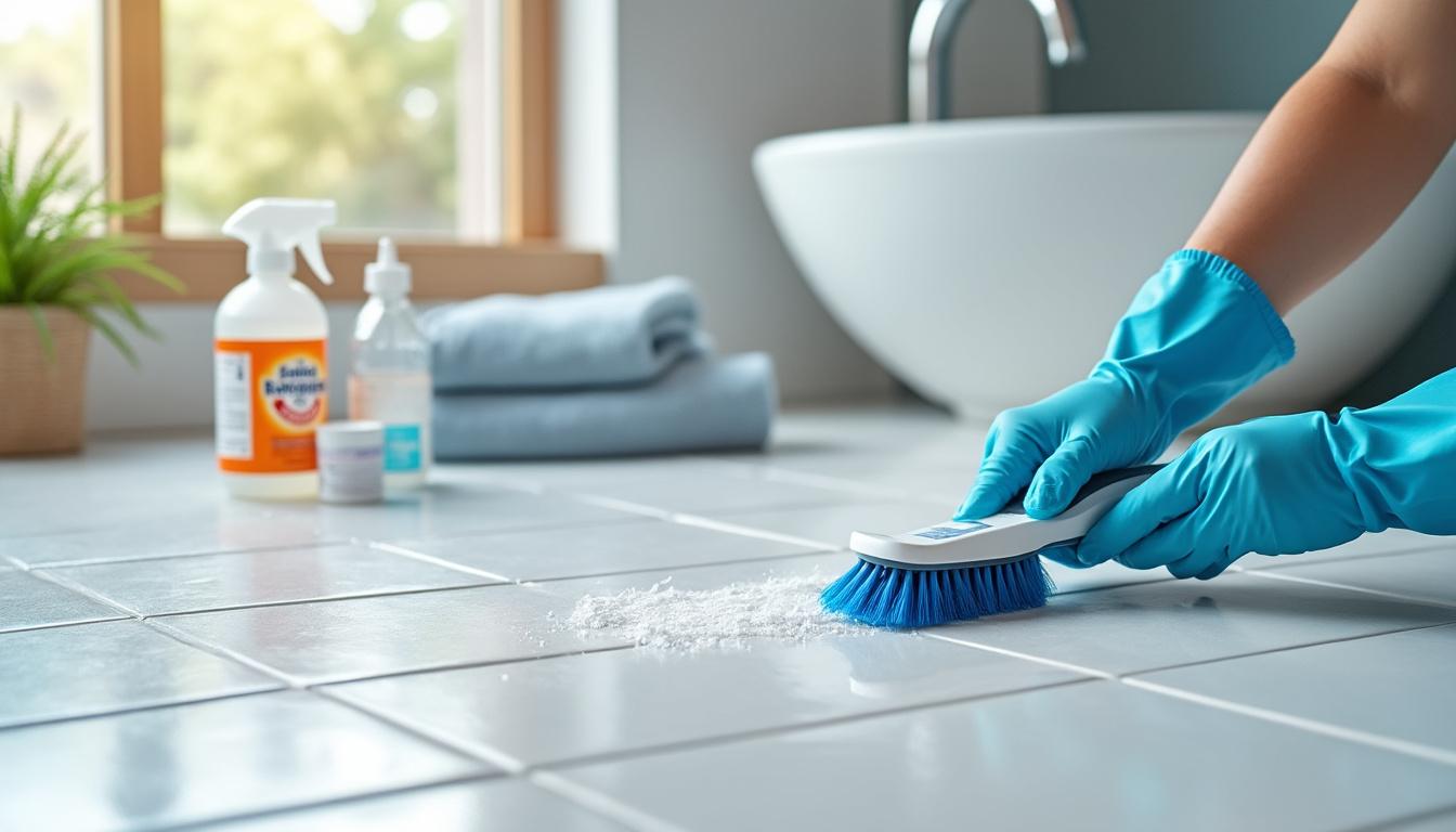 Nettoyer des joints de carrelage : produits, techniques et fréquence d’entretien en salle de bain