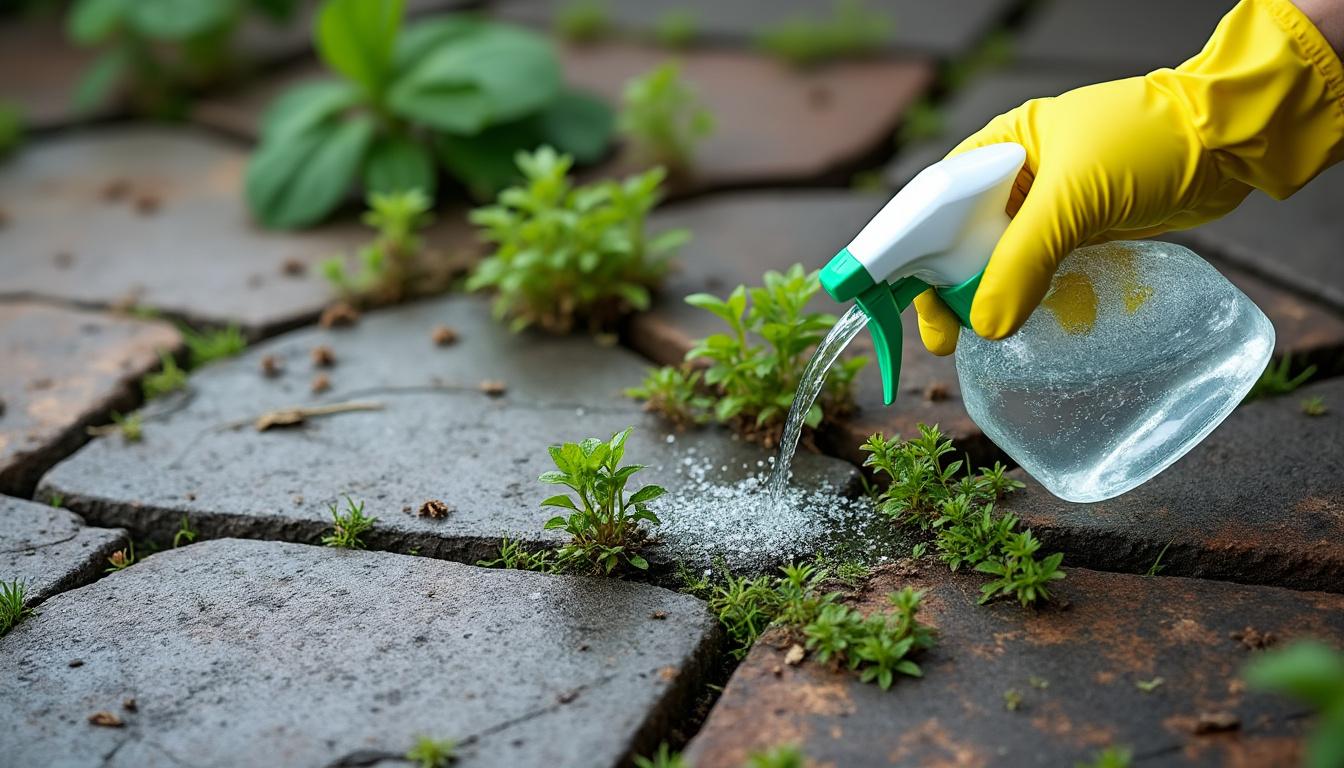 Acide chlorhydrique désherbant : efficacité, risques et précautions d’utilisation sur vos surfaces