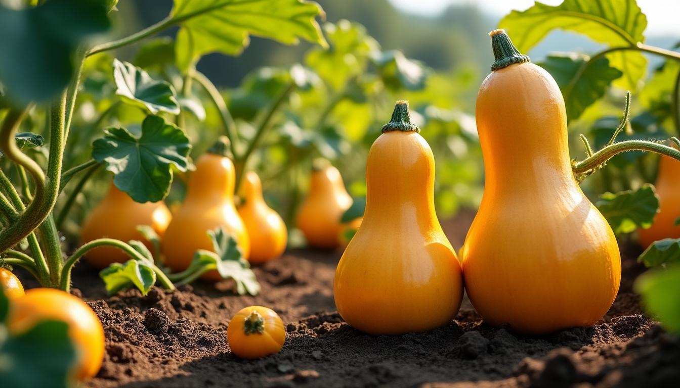 découvrez combien de courges butternut planter par pied pour un rendement optimal et apprenez à organiser efficacement votre potager pour une récolte réussie.