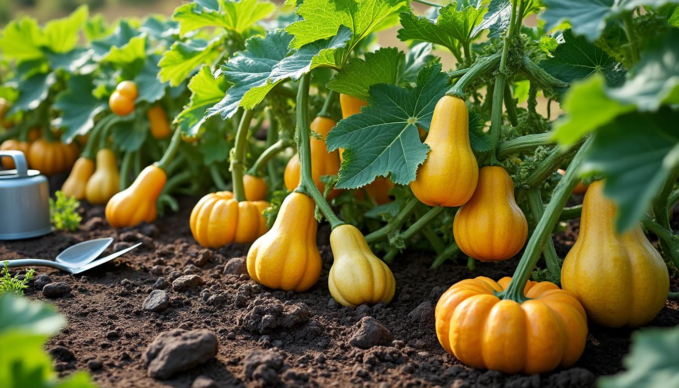 Combien de butternut par pied : rendement réel et organisation du potager