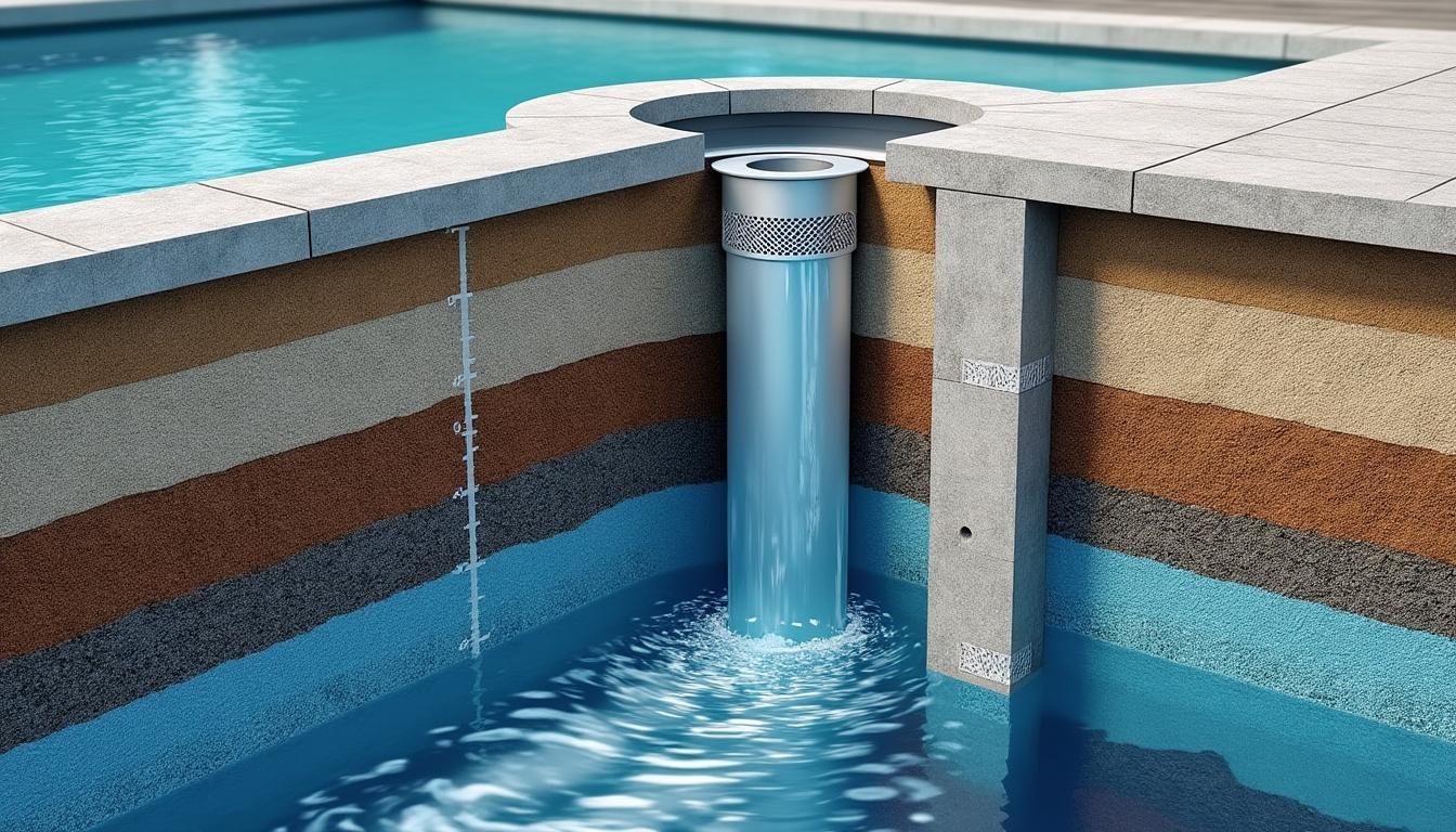 Puits de décompression piscine : rôle hydraulique, dimensionnement et mise en œuvre