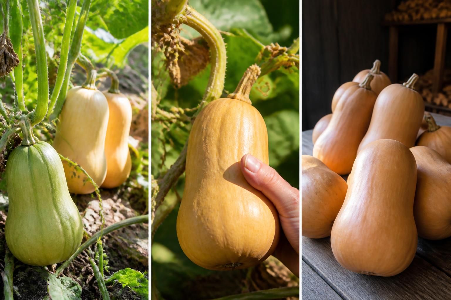 Quand ramasser les butternut : critères de maturité et méthode de conservation