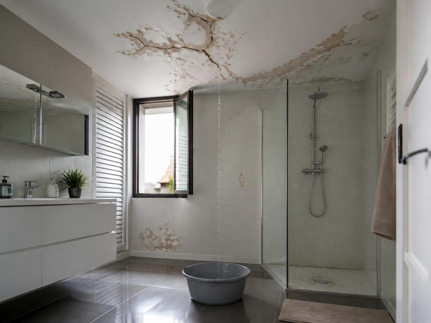 découvrez comment réagir efficacement face à une fuite d’eau au plafond de la salle de bain pour éviter des dégâts majeurs et protéger votre habitation.