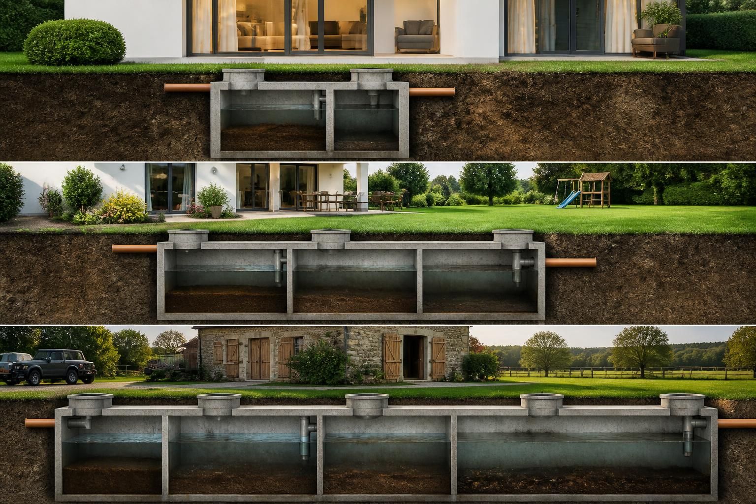 découvrez comment choisir le volume idéal de fosse septique en fonction de la taille et des besoins de votre foyer pour une installation efficace et conforme.